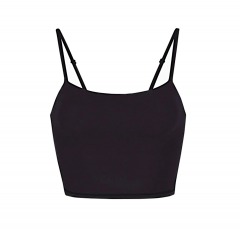 2406P8 | SKIMS Fits Everybody Cropped Cami | MEDIUM | ONYX