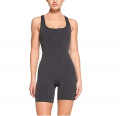 2405P8 | SKIMS Outdoor Mid Thigh Bodysuit | EXTRA SMALL | ASH
