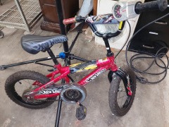 RED HOT WHEELS 14 IN. 1 SPEED KIDS BIKE