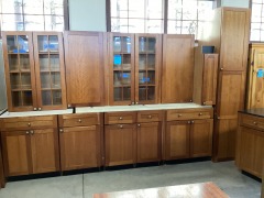 11 Pc Cherry KraftMaid Kitchen Cabinet Set