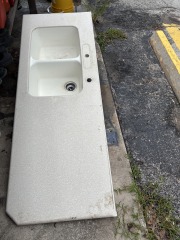 Corian Counter with Kicthen Sink 69\