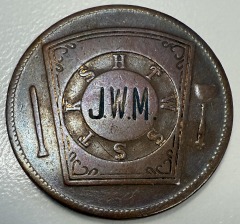 Masonic Penny \u2013 Stewart H. McCard Chapter No. 49 (1955)