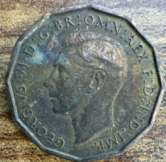 1941 Great Britain Threepence (George VI)