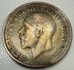 1936 British One Shilling Coin