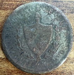 1920 Cuba 1 Peso \u2013 Star Design