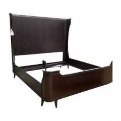 Dark Brown King Size Bed Complete