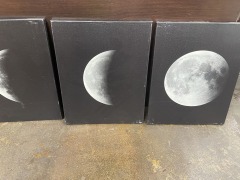 Moon Phases Canvas Print (Each)