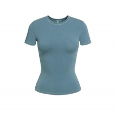 2421P8 | SKIMS Cotton Jersey T Shirt | LARGE | KYANITE