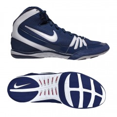2380R6 | NIKE Men's Freek Wrestling Shoes | MEN'S 14 | NAVY \/ WHITE