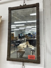 Lil' Vintage Ornate Taupe Mirror