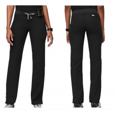 2441R4 | FIGS Kade Cargo Scrub Pants | XXS \/ TALL | BLACK