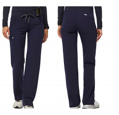 2442R4 | FIGS Kade Cargo Scrub Pants | XXS \/ TALL | NAVY