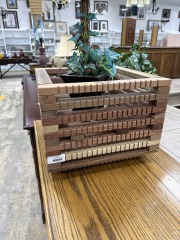 Custom Made Large Teakwood Planter