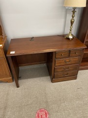 Three drawer hooker desk