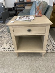 Light Wood End Table