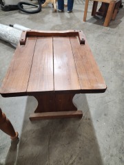 VINTAGE WOOD SIDE TABLE