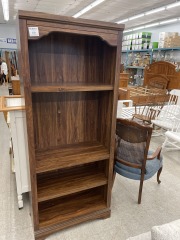 Tall Wood Bookshelf