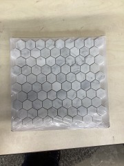 White Marble Hexagons