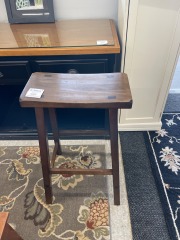 Wooden bar stool