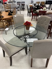 Round Glass Table