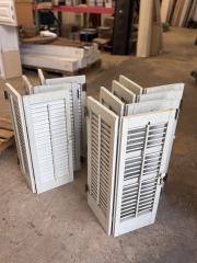 Small Wood Bi-fold Shutters (each)
