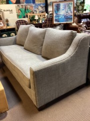 Grey & White Sofa