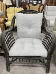 Grey Wicker Patio Chair