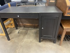 Simple Sleek Black Desk