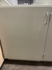 Green Kewaunee Single Door Metal Base Cabinet (24Wx36Hx24D)