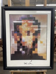 Lincoln in Dali Vision Framed Salvador Dali Print