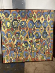 Original Abstract Painting 5 feet Square