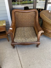 Wicker Cheetah Chair