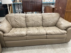 Putty Leather Sofa