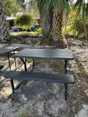 Black Plastic Table
