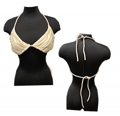 2529P7 | NUGA The Tie Rope Bikini Top | SIZE 10 \/ 34.3\