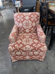 Red Floral Chair