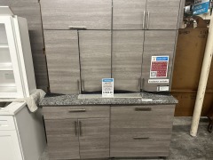 TORINO GREY WOOD  - DISPLAY W\/ TOP
