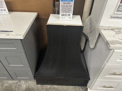 ASHVILLE 3036 WOOD HOOD SHAKER BLACK - DISPLAY