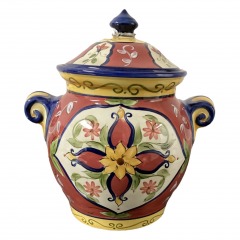 Pier 1 Vallarta 2pc Cookie Jar