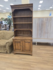 CUSHMAN FURN BOOKCASE CABINET 2 PIECE