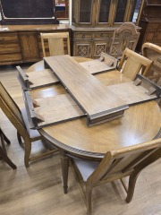VINTAGE OBLONG FRENCH STYLE DINING TABLE