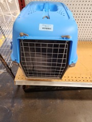 Blue Gray Medium Size Pet Carrier
