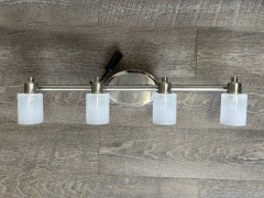Modern Chrome Vanity Light Fixture