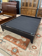 Queen Modern Black Platform Bed Frame