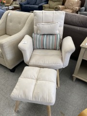 Ikea Chair & Ottoman