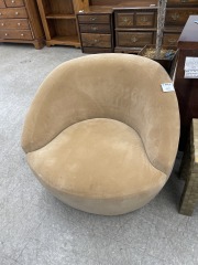 Low Camel Chair