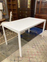 White Ikea Melltorp Table (each)