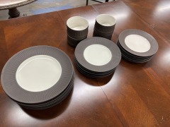 22 Piece Dansk Flamestone Dish Set