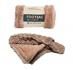 2573R10 | LOVESAC Footsac Rippled Sands Phur Blanket | 50X70 | ROSE GOLD