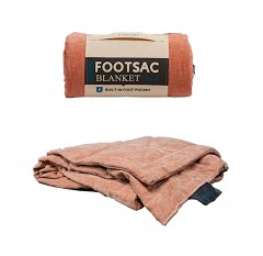 2572R10 | LOVESAC Lightweight Collection Footsac Chenille Blanket | 50X70 | CORAL SANDS